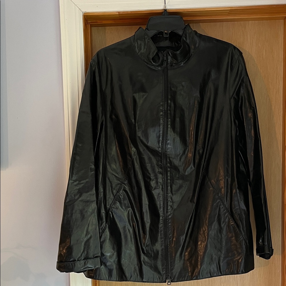 Emanuel Ungaro Black Leather Jacket